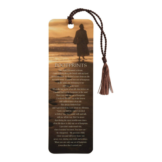 Footprints Tassel Bookmark