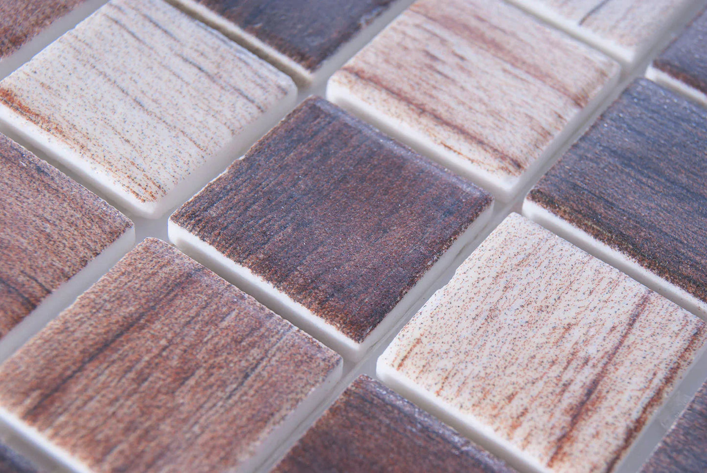 Forest 1x1 Wood Look Mosaic