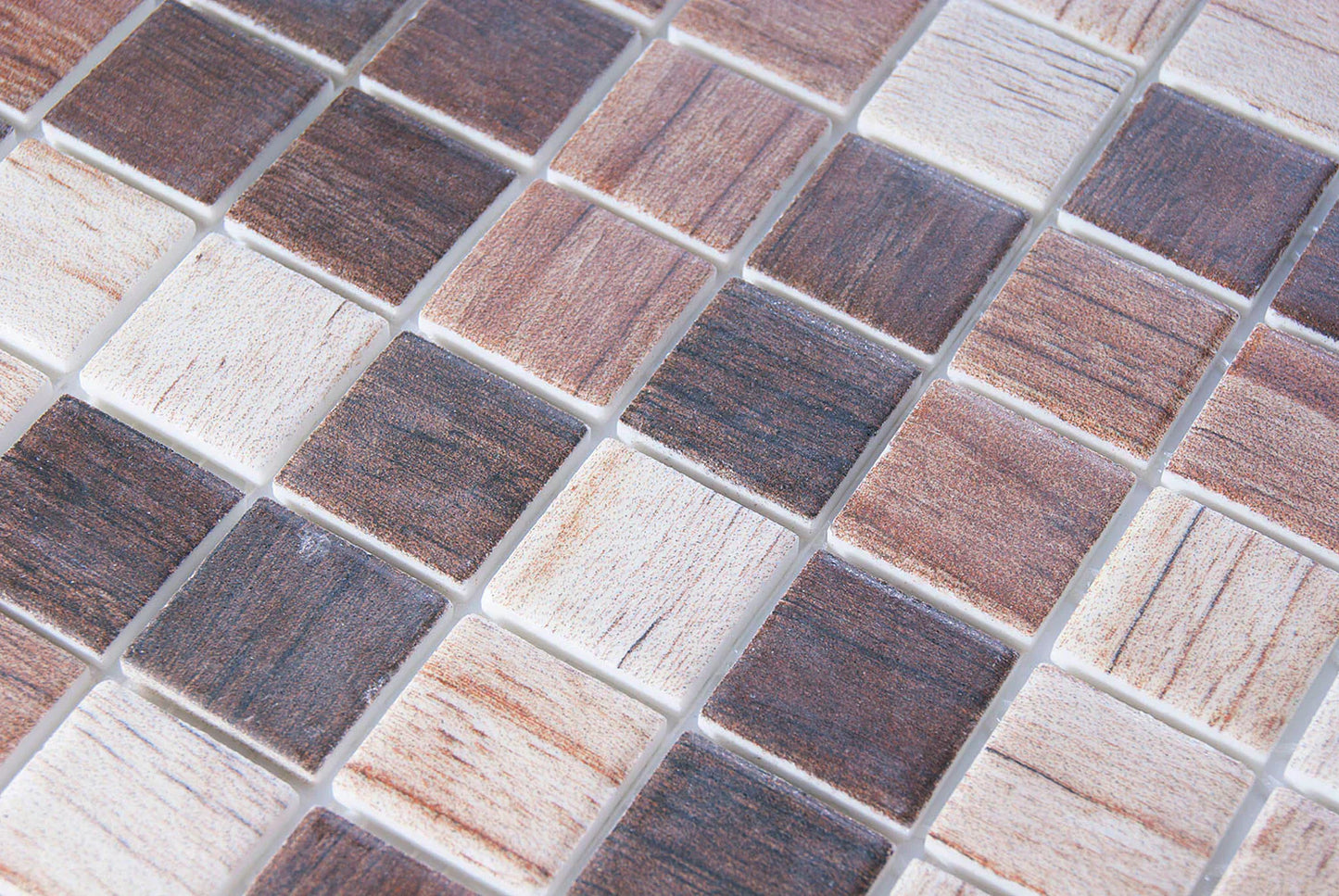 Forest 1x1 Wood Look Mosaic