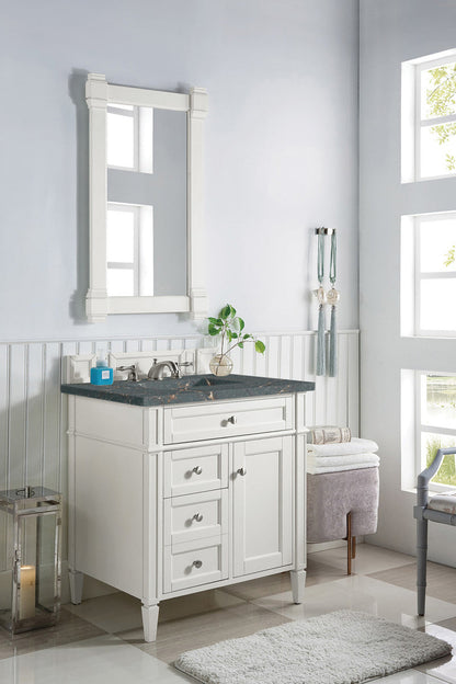 Brittany 30" Single Vanity in Bright White