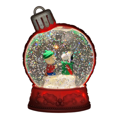 Peanuts Lighted Holiday Shimmer - Charlie Brown and Snoopy