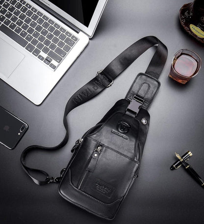 FR Fashion Co. Leather Casual Crossbody Sling Bag