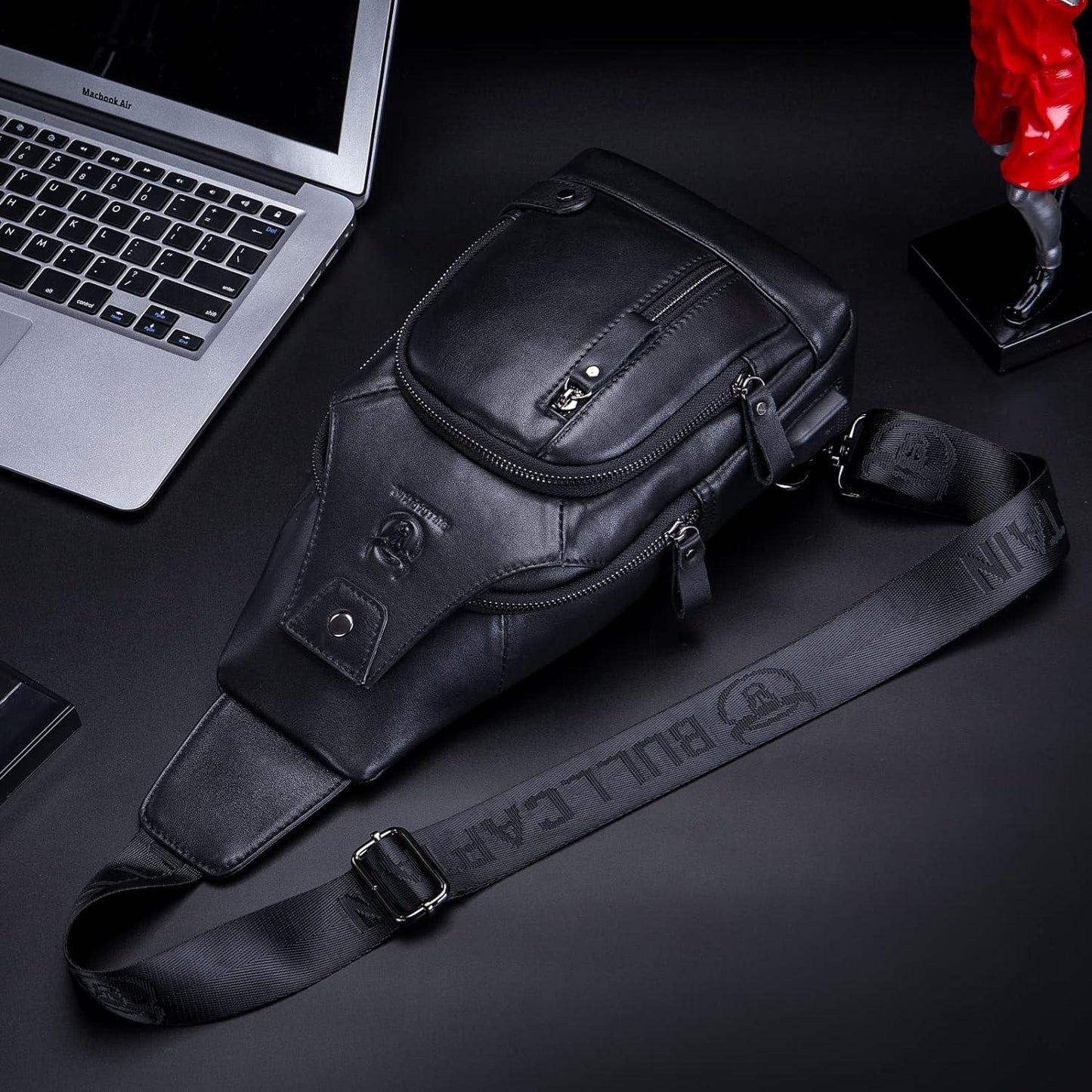 FR Fashion Co. Classic Urban Leather Sling Bag