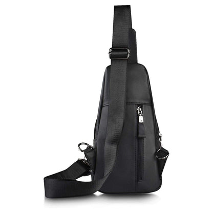 FR Fashion Co. Men's Executive Genuine Leather Sling Bag
