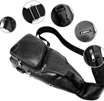 FR Fashion Co. Luxury Leather Crossbody Sling Bag