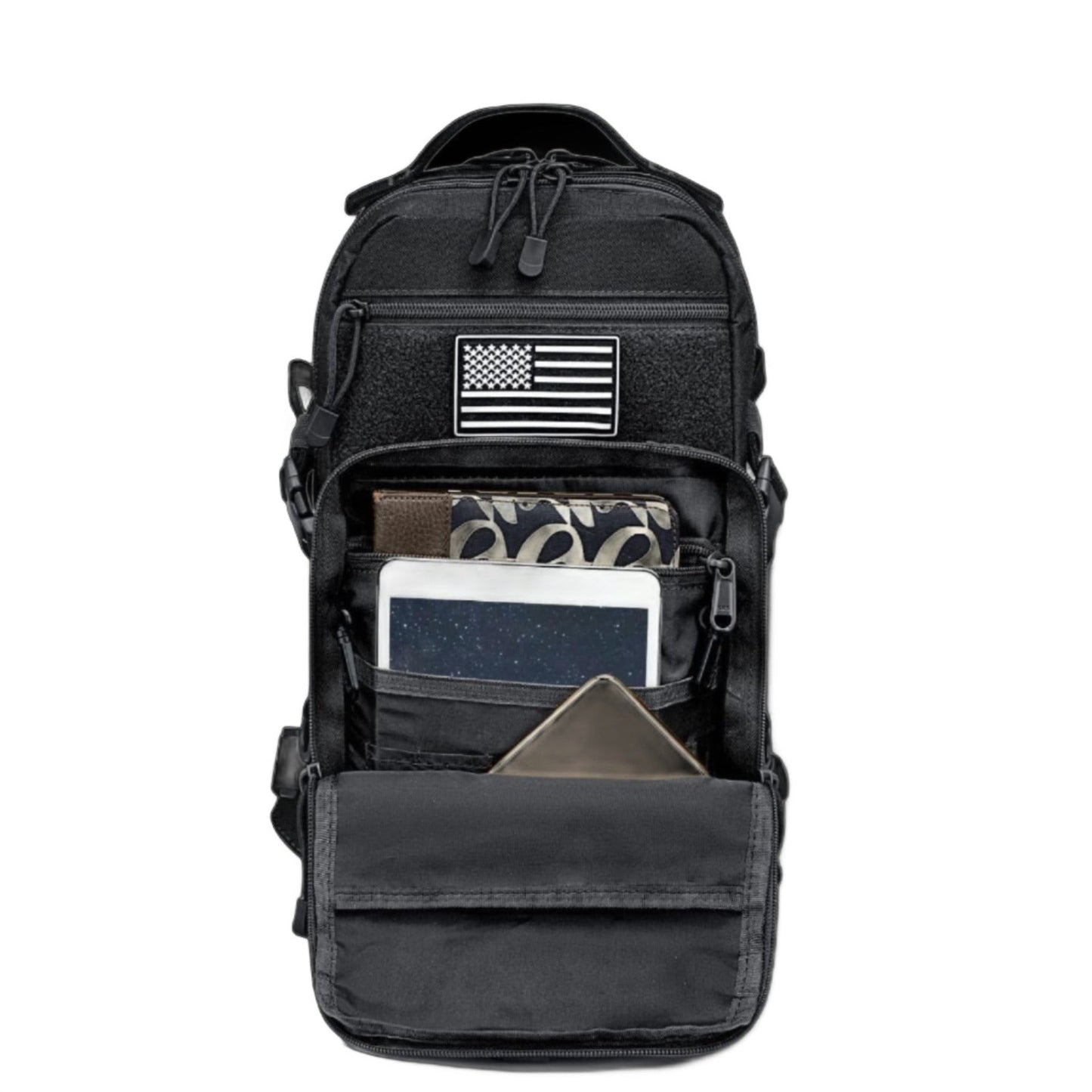 FR Fashion Co. 25L Hidden Phone Tactical Sling Backpack