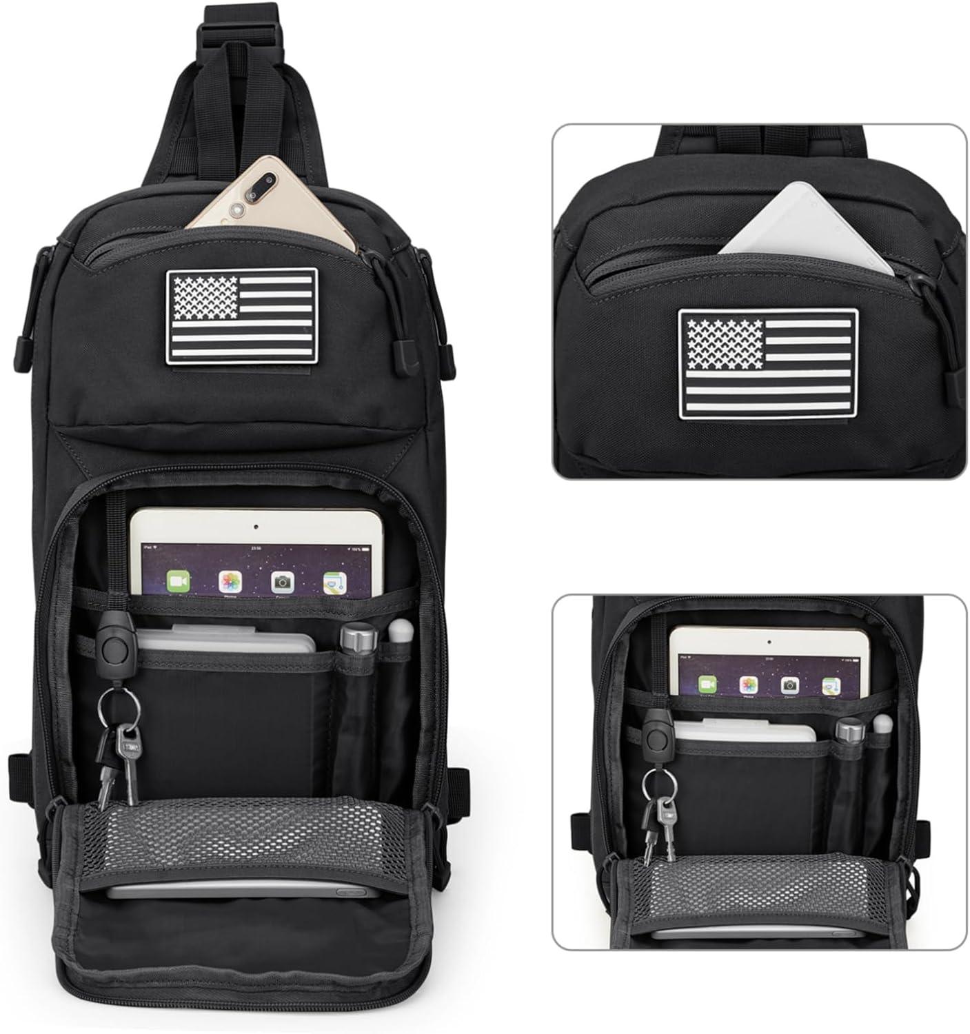 FR Fashion Co. 10L Tactical EDC Sling Backpack