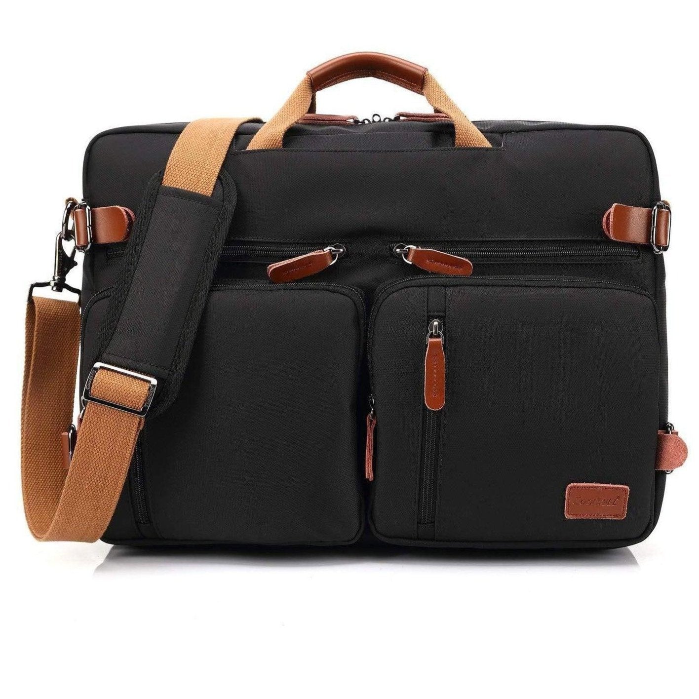 FR Fashion Co. 16" Multi-functional Canvas Messenger Bag