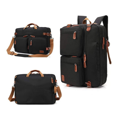 FR Fashion Co. 16" Multi-functional Canvas Messenger Bag