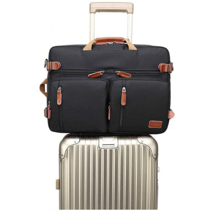 FR Fashion Co. 16" Multi-functional Canvas Messenger Bag