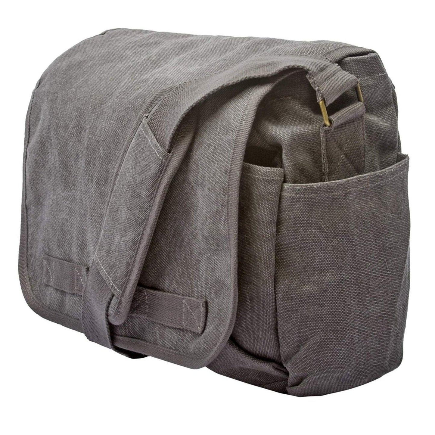 FR Fashion Co. 17" Classic Canvas Messenger Bag