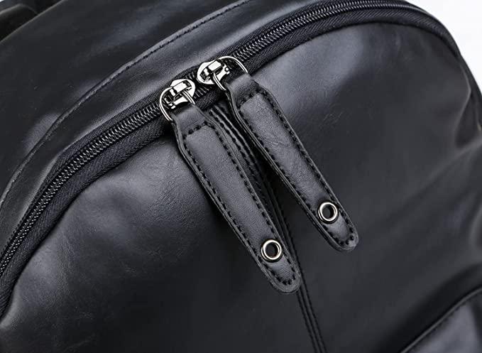FR Fashion Co. 15.6″ Scratch‑Proof Leather Backpack