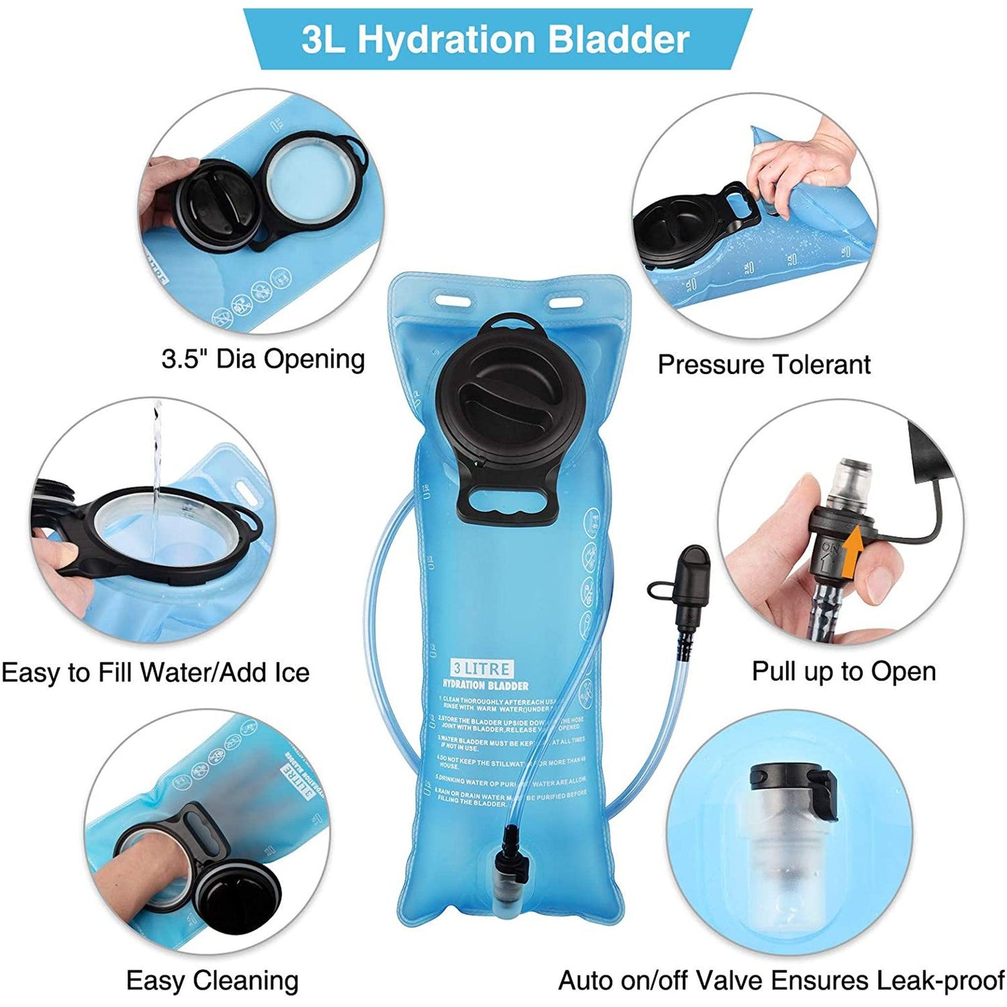 FR Fashion Co. 18" Tactical Hydration Backpack