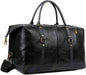 FR Fashion Co. 20" Leather Overnight Travel Duffel Bag