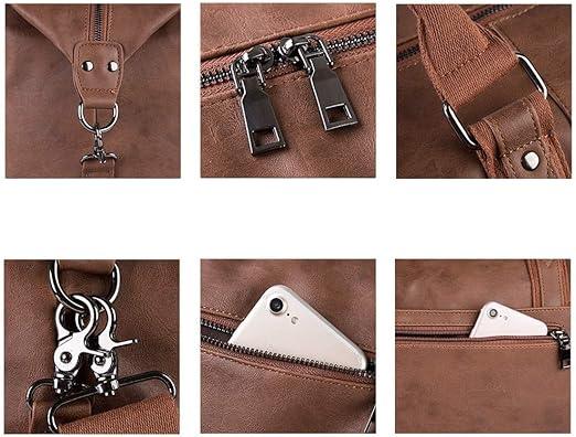 FR Fashion Co. 24" Men's Leather Travel Duffel Bag