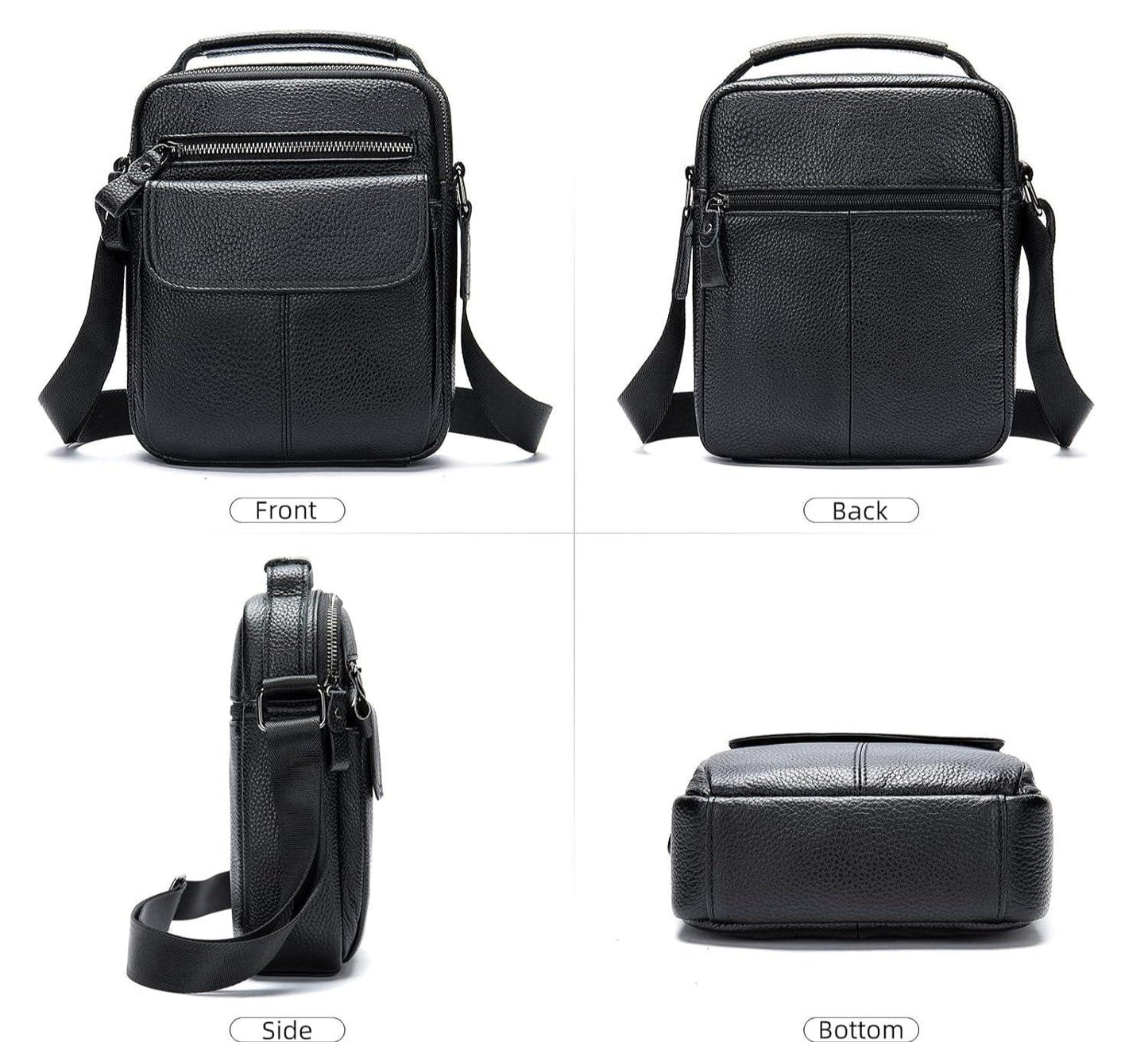 FR Fashion Co. Mini Genuine Leather Messenger and Shoulder Bag