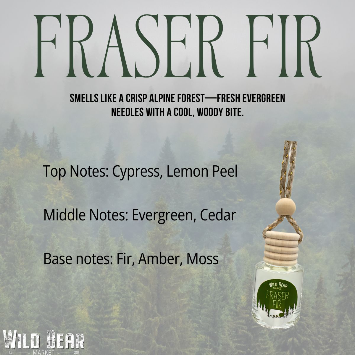 Fraser Fir Car Freshener