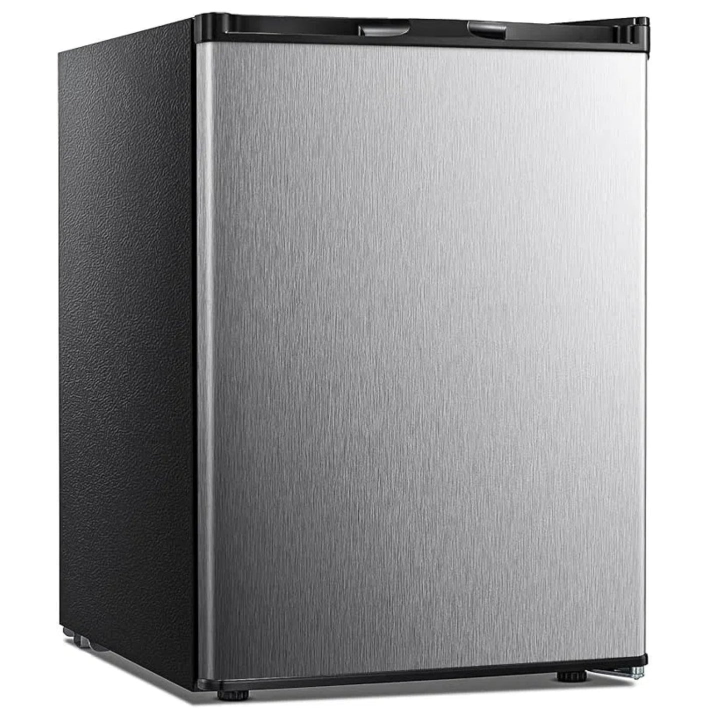 Free Standing Upright Freezer with Removable Shelf, Adjustable Thermostat, Compact Reversible Single Door Vertical Freezers