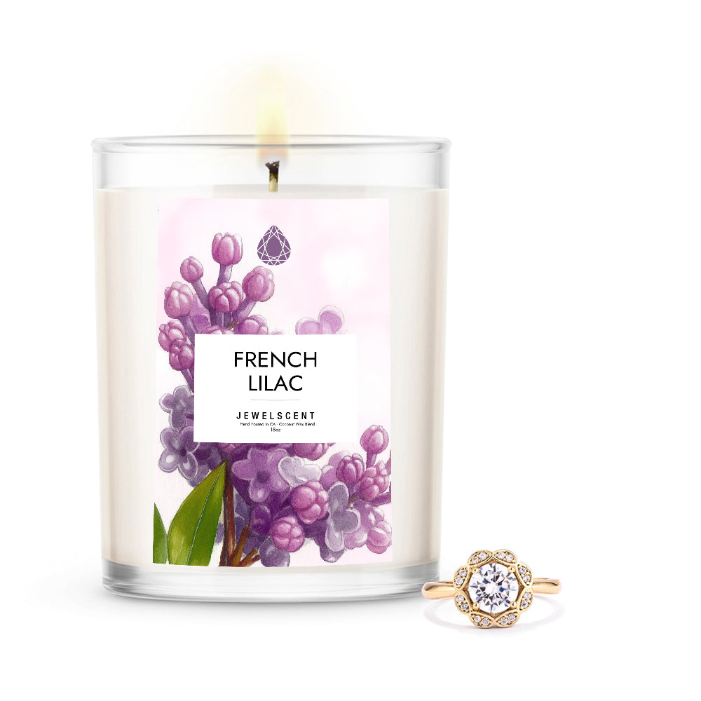 French Lilac 18oz Home Jewelry Candle