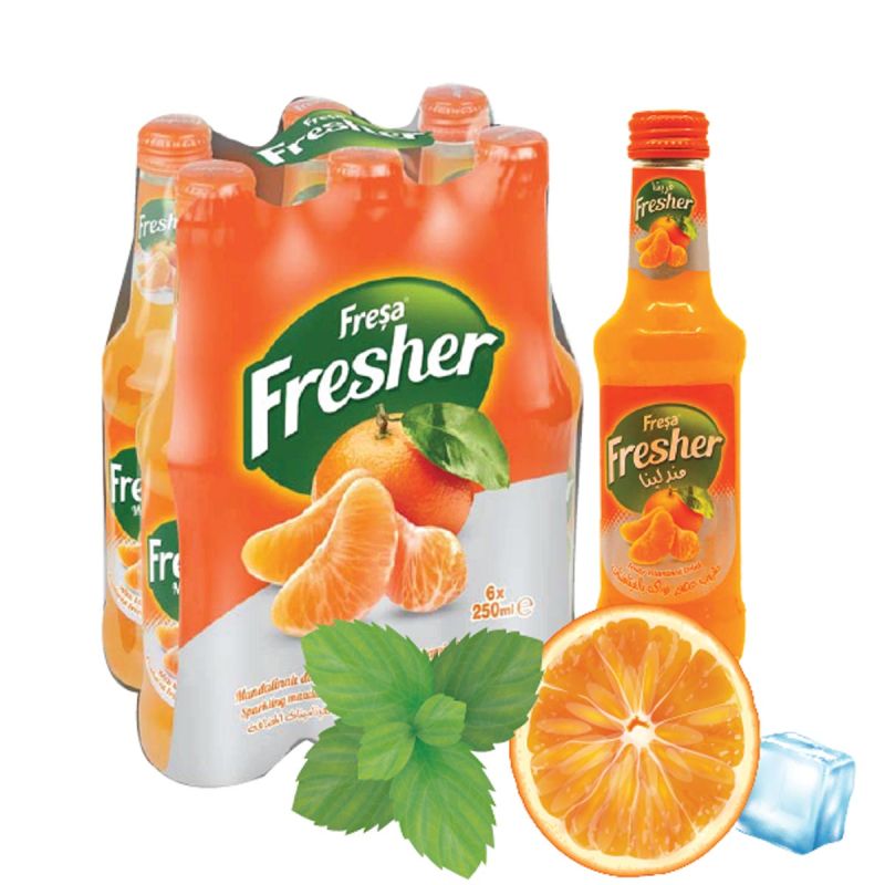 Fresa Fresher Juice Mandarin 6X250ml