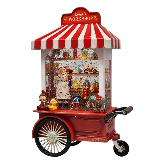 Lighted Water Globe - Santa's Workshop