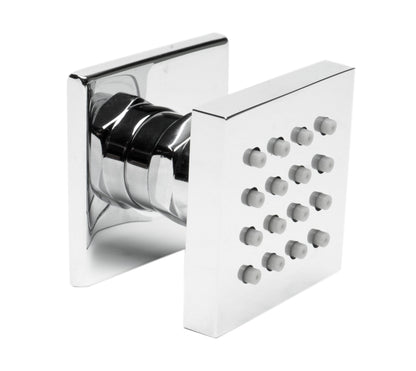 ALFI brand AB3820 2" Square Adjustable Shower Body Spray