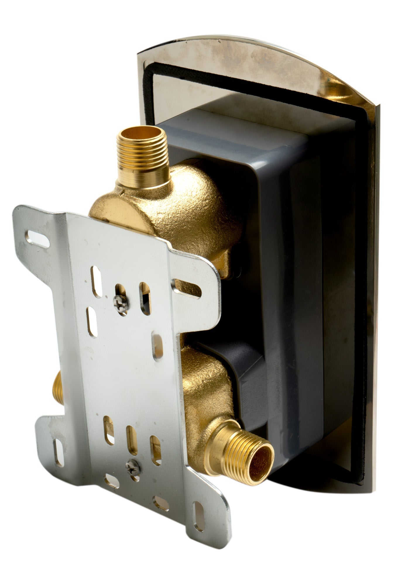 ALFI brand AB3809 Round Knob 1 Way Thermostatic Shower Mixer