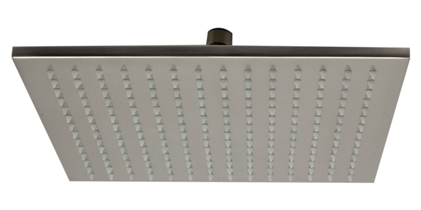 ALFI brand LED12S 12" Square Multi Color LED Rain Shower Head