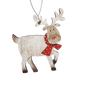 Rustic Wooden Reindeer Ornament -
