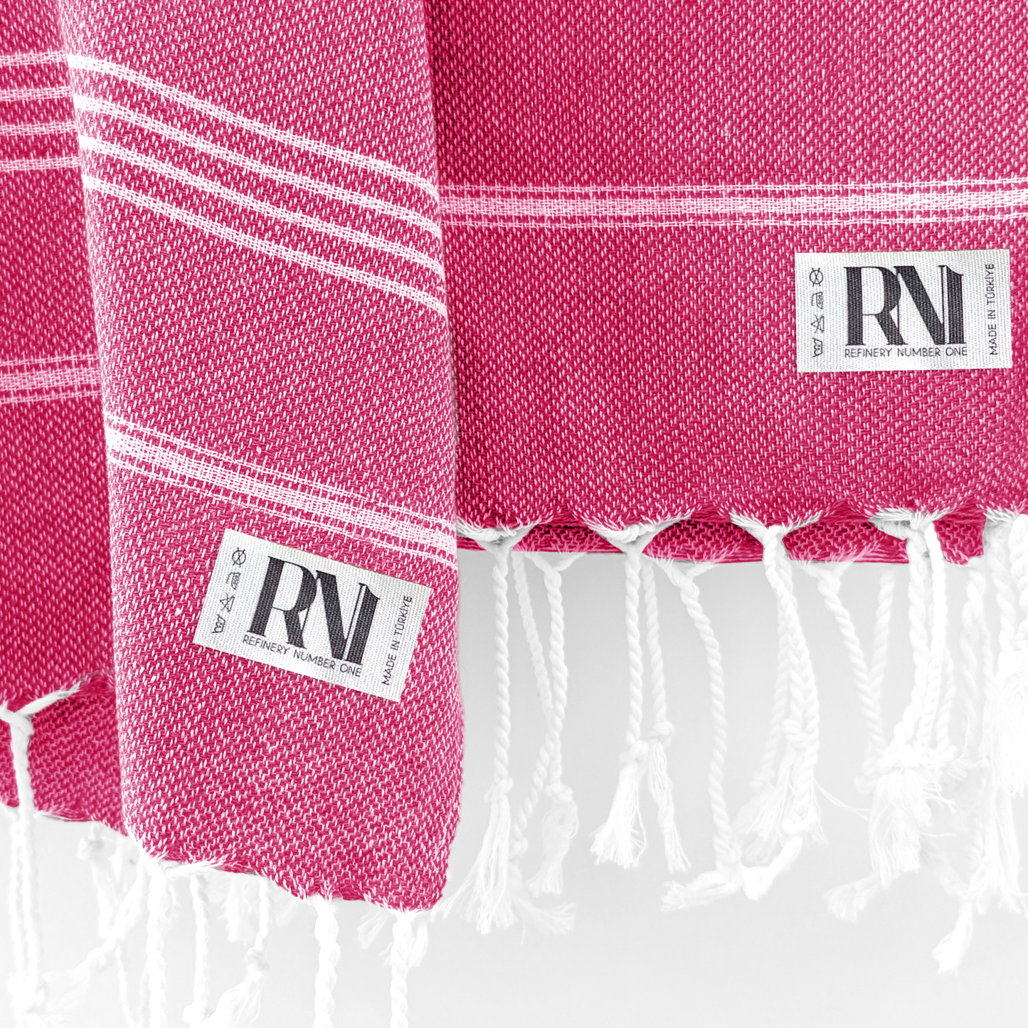 Istanbul Classic Turkish Hand Towel Set of 2 for Kitchen, Bath, Beach, Gym, and Yoga 17"x30"