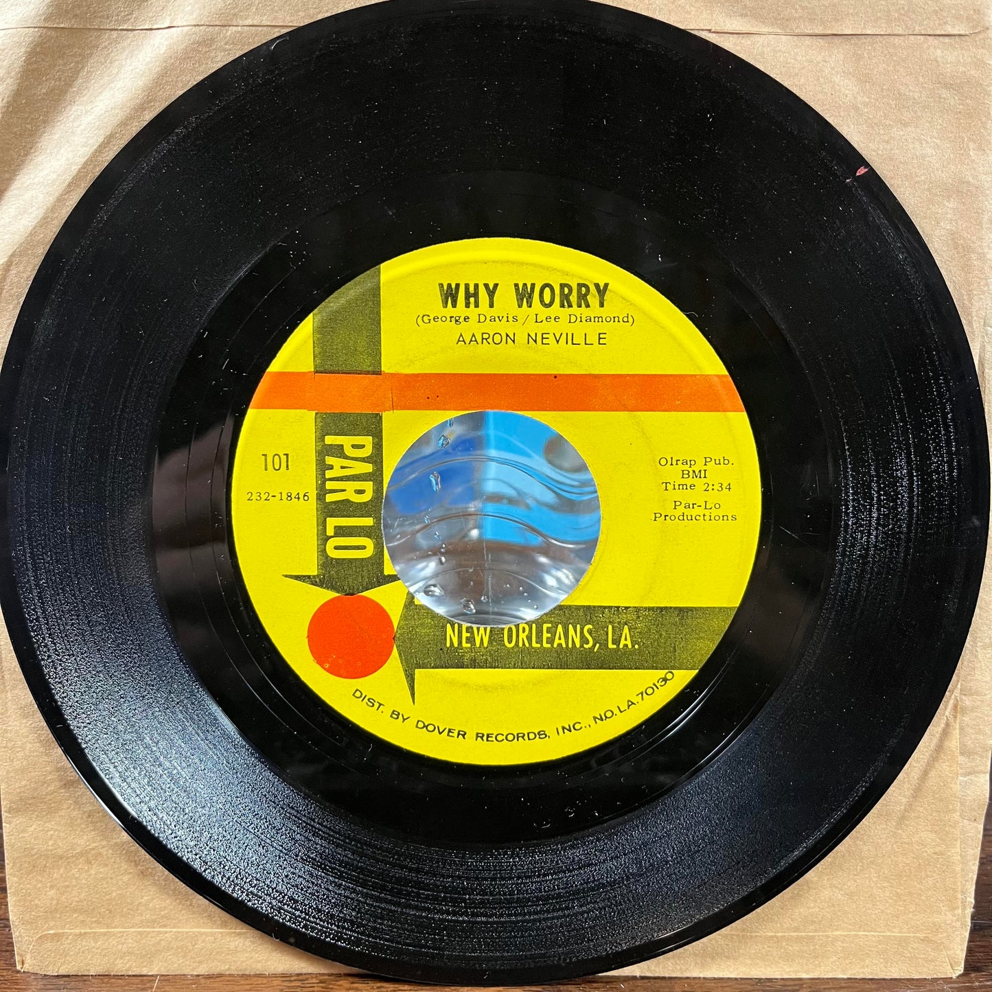 Tell It Like It Is / Why Worry (7" VINYL) | Excellent (EX) Generic