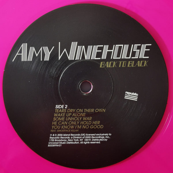 Back To Black (PINK VINYL) | Near Mint (NM or M-) Mint (M)