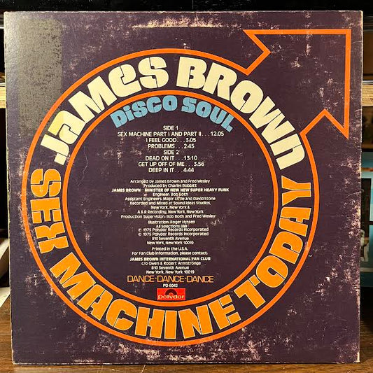 Sex Machine Today (VINYL) | Very Good Plus Plus (VG++) Very Good (VG)