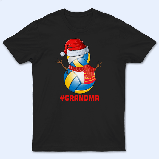 Funny Christmas Balls Santa Snowman - Personalized Custom T Shirt - Birthday, Loving, Funny Gift for Grandma/Nana/Mimi, Mom, Wife, Grandparent