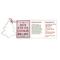 Metal Cookie Cutter with Recipe - Tree
