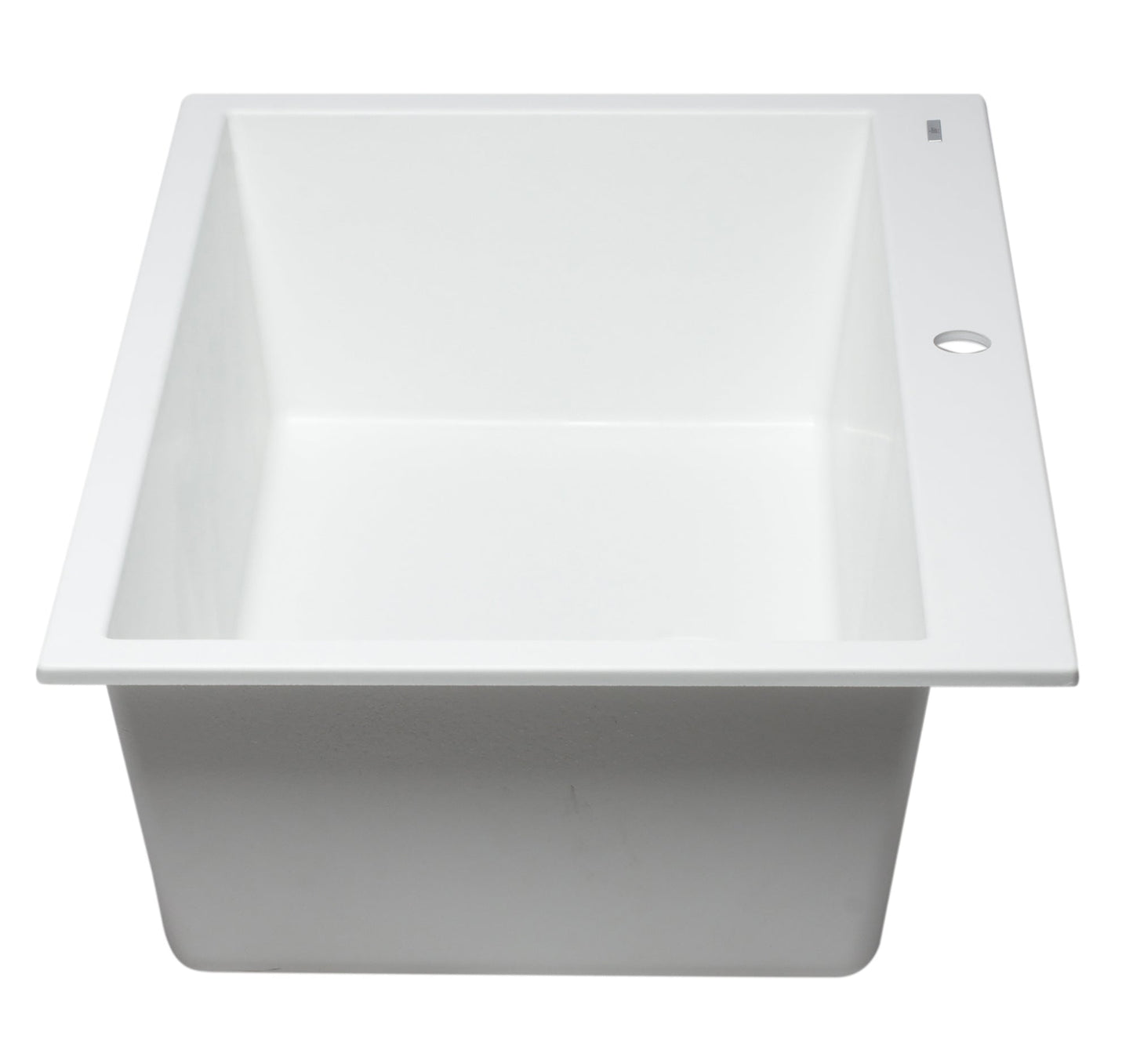 ALFI brand AB3322DI 33" Single Bowl Drop In Granite Composite Kitchen Sink