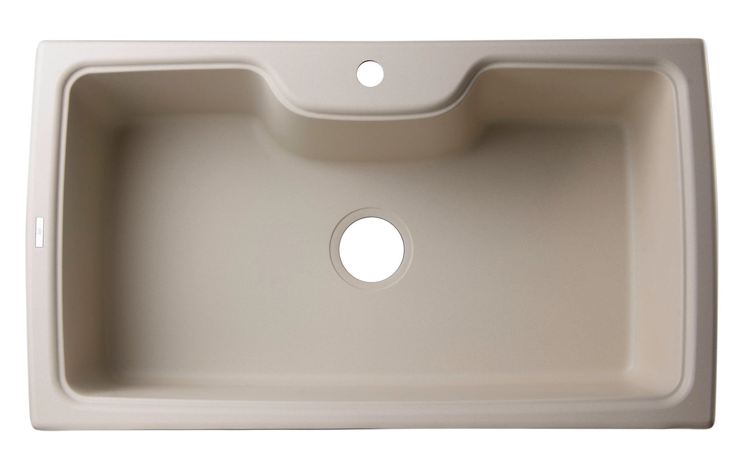 ALFI brand AB3520DI 35" Drop-In Single Bowl Granite Composite Kitchen Sink