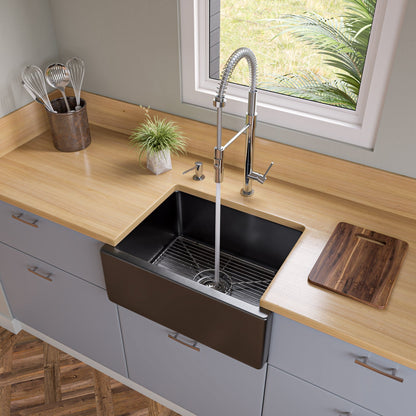 ALFI brand ABKF3732 Commercial Spring Kitchen Faucet