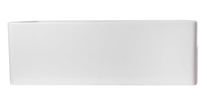 ALFI brand AB510 AB510-W White 30" Contemporary Smooth Apron Fireclay Farmhouse Kitchen Sink