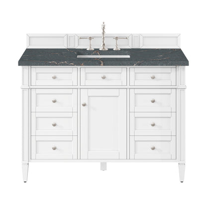 Brittany 48" Single Vanity in Bright White