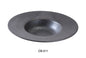 Yanco DB-611 Diamond Black Collection 11.5" Dessert Plate 16 oz | Kitchen + Metal