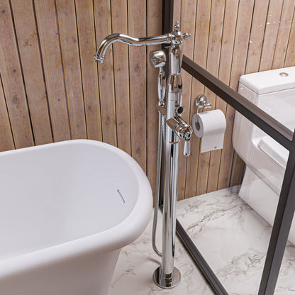 ALFI brand AB2553 Free Standing Floor Mounted Bath Tub Filler