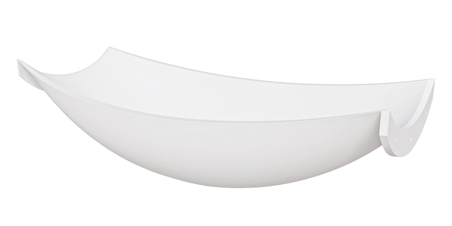 ALFI brand HammockTub2 HammockTub2 71" Solid Surface Resin Suspended Wall Mounted Hammock Bathtub