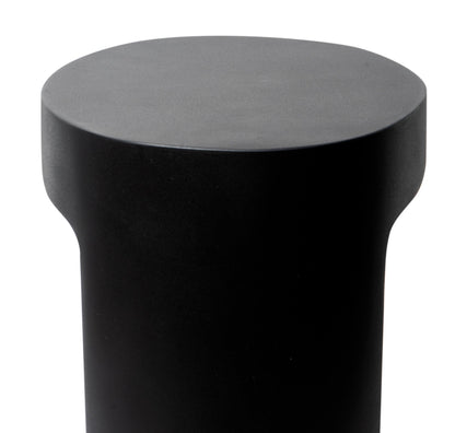 ALFI brand  ABST66BM Black Matte Solid Surface Resin Bathroom / Shower Stool