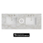 60" Double Top, 3 CM Silestone w/ Sink