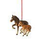 Farm Animal With Baby Ornament - Horse