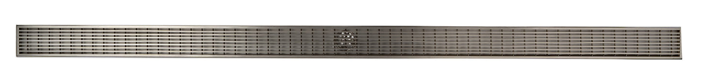 ALFI brand ABLD59D ABLD59D 59" Stainless Steel Linear Shower Drain with Groove Lines