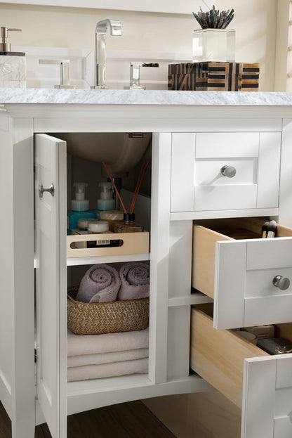 Palisades 30" Single Vanity Cabinet, Bright White