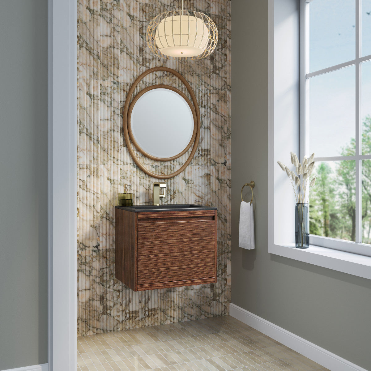 Mantova 23.6" Single Vanity Cabinet