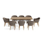 Set-39B Alura Padua Dining Table 9-Pc Set